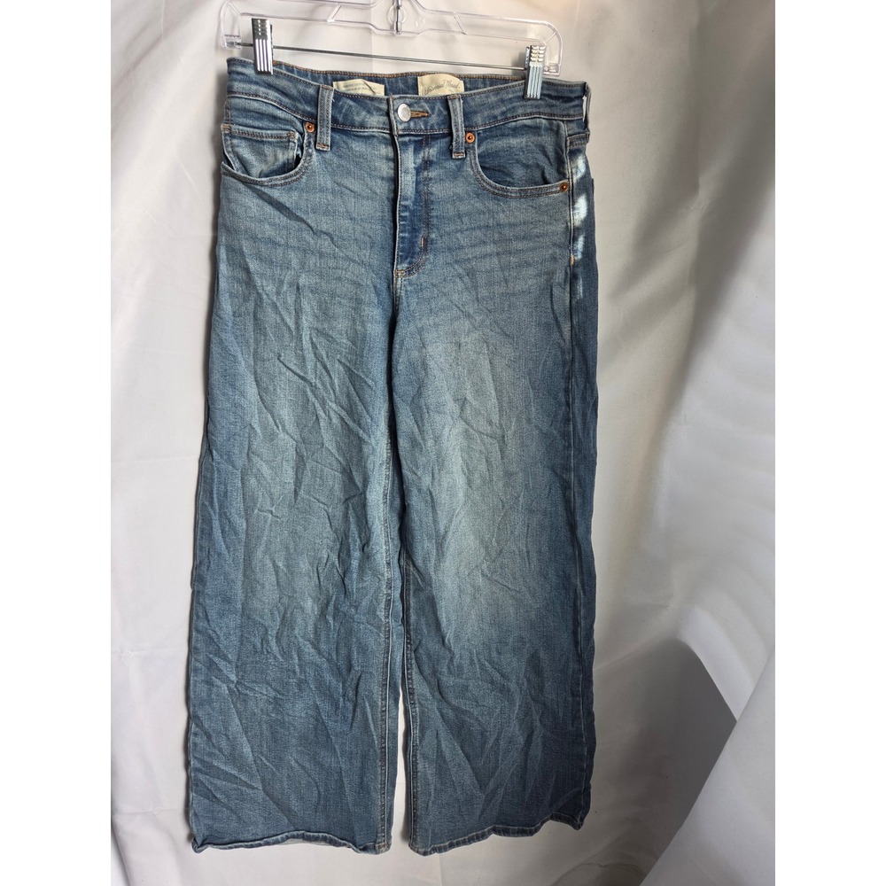 Universal Thread Everyday Wide Leg Jeans Womens  Blue Medium Relaxed High Wide